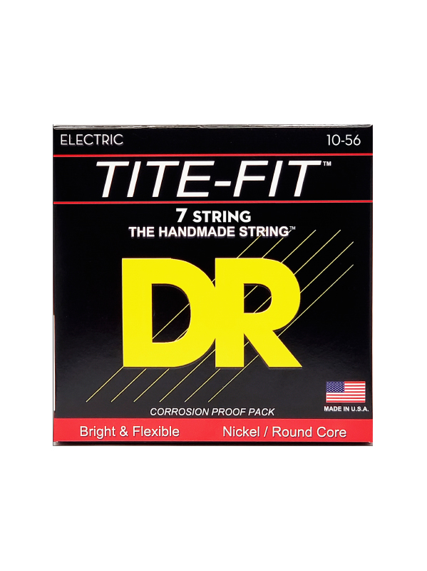 TITE-FIT - Nickel Plated Electric Guitar Strings - 7-String Medium 10-56